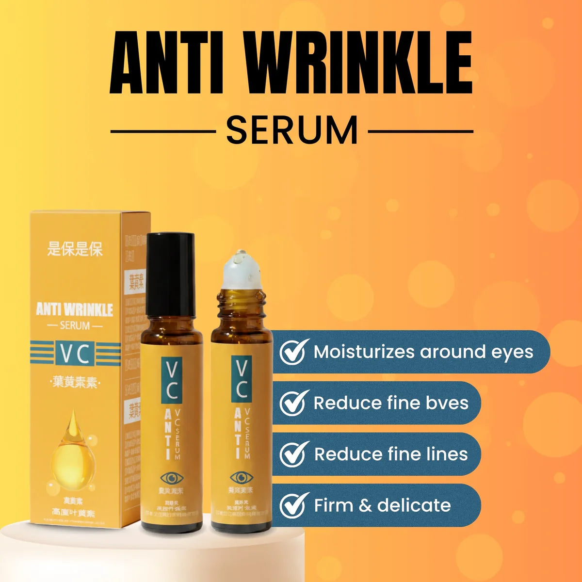 BUY 1 GET 1 FREE .Lutein Anti-Wrinkle Serum – Firm & Radiant Skin